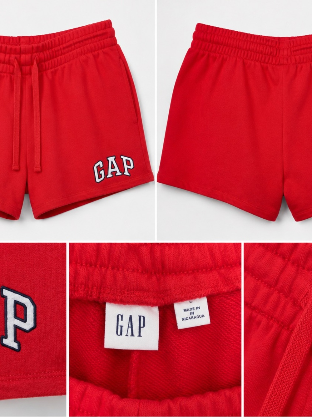 GAP Women’s Red Shorts Classic Casual Summer Everyday Shorts. NWOT